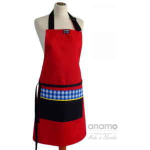 Zástera Anamo Classic červená s čiernym vreckom