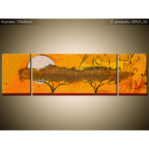 Tlačený obraz Africké stromy 170x50cm 2092A_3G