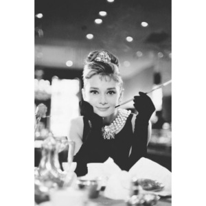 Plagát, Obraz - Audrey Hepburn - breakfast, (61 x 91,5 cm)