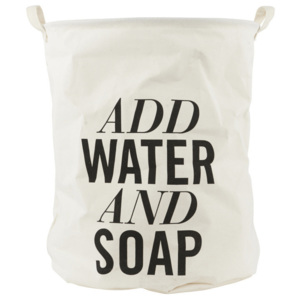 Plátený kôš na bielizeň House Doctor Add Water and Soap