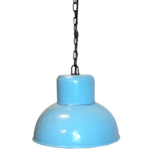 Industrial style, Závesná lampa s nádherným vzhľadom - bledomodrá 20x26cm (525)