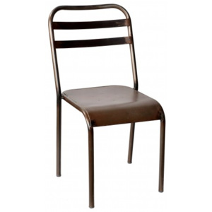 Industrial style, Železná vintage stolička 90x46x47cm (1223)