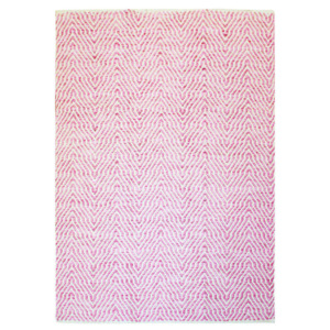 Ručne tkaný ružový koberec Kayoom Coctail Eupen, 80 x 150 cm