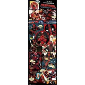 Plagát, Obraz - Deadpool - Panels, (53 x 158 cm)