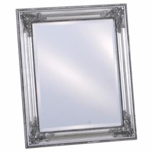 Zrkadlo BEVEL 62x52 cm - strieborná