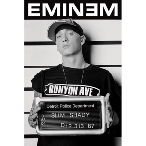 Plagát, Obraz - Eminem - mugshot, (61 x 91,5 cm)