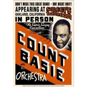 Retro plagát COUNT BASIE, 1939