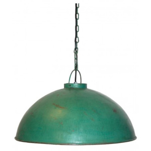 Industrial style, Závesná lampa industriálneho štýlu - svetlozelená 30xx52cm (976)