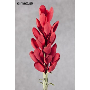 Dekoračný penový kvet - Flore červený 100 x 10 cm
