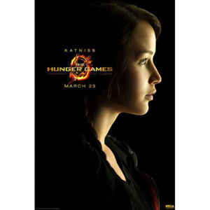 Plagát, Obraz - HUNGER GAMES - HRY O ŽIVOT - Katniss Everdeen, (68,5 x 101,5 cm)