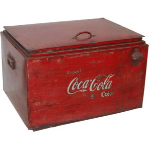 Industrial style, Coca Cola box - starožitný štýl 32x53x43cm (1083)