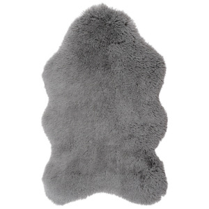 Sivý kožušinkový koberec Floorist Soft Bear, 160 x 200 cm