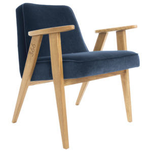 Kreslo 366 Concept Velvet Navy Blue