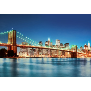 Fototapeta NEW YORK EAST RIVER, (366 x 254 cm)