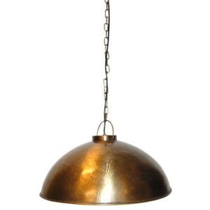 Industrial style, Závesná industriálna lampa - mosadzná 30x52cm (623)