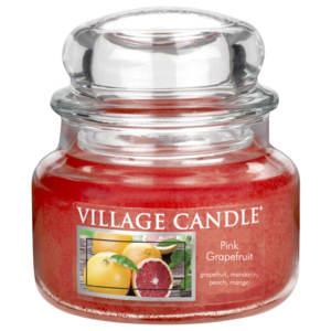 Village Candle Vonná svíčka ve skle, Růžový grapefruit, Pink Grapefruit, 269 g