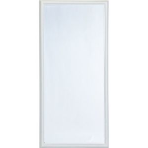 Zrkadlo WUSSE 190x90 cm- biela,strieborná