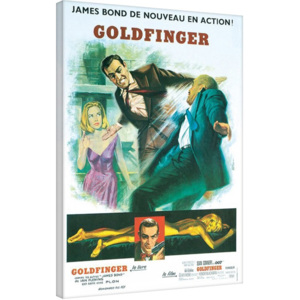 Obraz na plátne James Bond: Goldfinger - Foreign Language, (60 x 80 cm)
