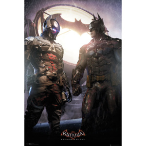 Plagát, Obraz - Batman Arkham Knight - Arkham Knight and Batman, (61 x 91,5 cm)