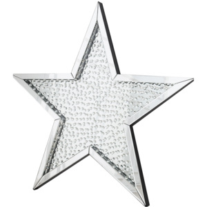 Zrkadlo STAR WOLK 90x95 cm - strieborná
