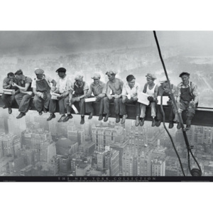 Plagát, Obraz - Men on girder - New York, (91,5 x 61 cm)