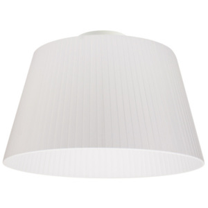 Biele stropné svietidlo Bulb Attack Dos Plisado, ⌀ 36 cm