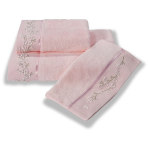 Soft Cotton Bambusový uterák RUYA 50x100cm. Tieto uteráky majú až 4x väčšiu savosť ako bavlna, sú veľmi jemné, savé a rýchloschnúce. Ružová