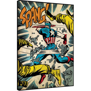 Obraz na plátne Captain America - Spang, (60 x 80 cm)