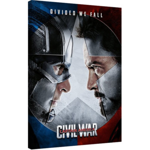 Obraz na plátne Captain America: Civil War - Face off, (60 x 80 cm)