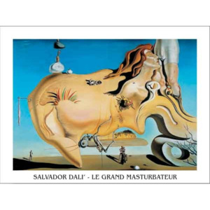 Reprodukce, Obraz - The Great Masturbator, 1929, Salvador Dalí, (30 x 24 cm)
