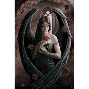 Plagát, Obraz - Anne Stokes - angel rose, (61 x 91,5 cm)