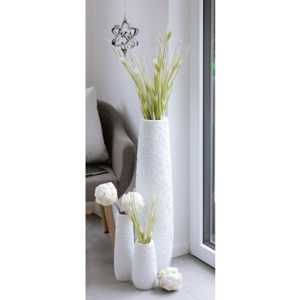 Váza CIRU, 34 cm - biela