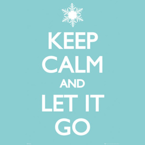 Plagát, Obraz - Keep Calm and Let it Go, (61 x 91,5 cm)