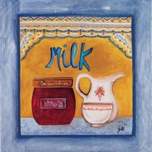 Reprodukcia, Obraz - Milk, M. T. Gianola, (30 x 30 cm)
