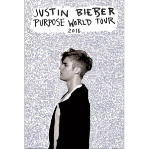 Plagát, Obraz - Justin Bieber - Purpose Tour, (61 x 91,5 cm)