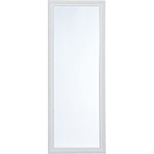 Zrkadlo VERNA 185x70 cm- biela,strieborná