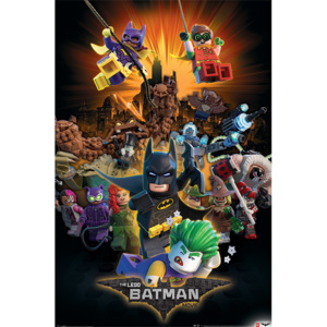 Plagát, Obraz - Lego Batman - Boom, (61 x 91,5 cm)