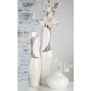 Váza VIEN, 50 cm - biela