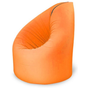 Oranžová rozkladacia posteľ s kresielkom Paq Bed