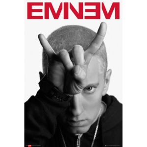 Plagát, Obraz - Eminem - horns, (61 x 91,5 cm)
