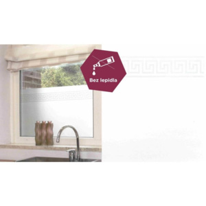Patifix - Statické fólie na sklo 31-2800 mliečna labyrint - šírka 45 cm