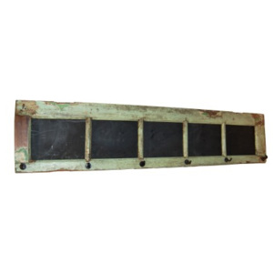 Industrial style, Staré panely s čiernou tabuľou 33x138cm (155)