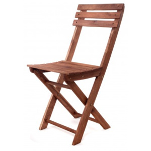 Záhradná stolička stoličky skladacie acacia (prírodná)