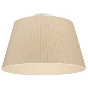 Béžové stropné svietidlo Bulb Attack Dos Plisado, ⌀ 36 cm