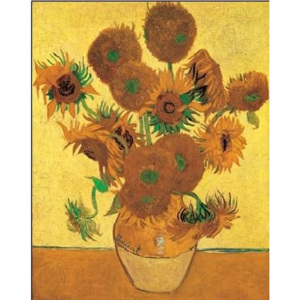 Reprodukcia, Obraz - Slnečnice, 1888, Vincent van Gogh, (60 x 80 cm)