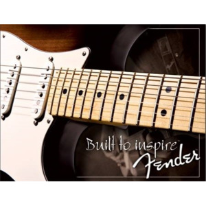 Plechová cedule Fender - Strat since 1954, (40,6 x 31,8 cm)