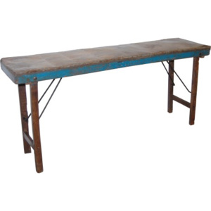 Industrial style, Konzolový stolík - zinkový povrch 70x183x46cm (621)