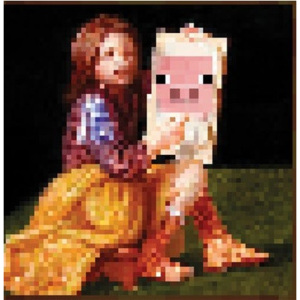 Plagát, Obraz - Minecraft - pig, (61 x 61 cm)