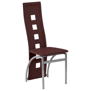 Kovová stolička K4 M Halmar červená