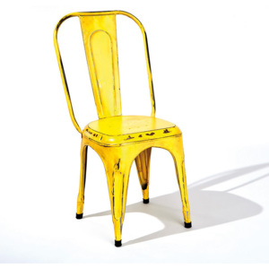 Stolička AIX retro žltá